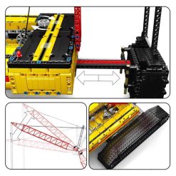 Mould King 17015 LR13000 Crawler Crane Technic Remote Control 4318Pcs Building Blocks Bricks Kids Toy Mould King 17015 LR13000 Crawler Crane Technic Remote Control 4318Pcs Building Blocks Bricks Kids Toy - Image 7