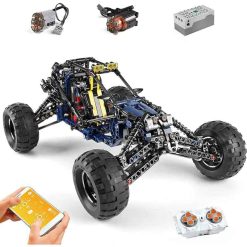 Mould King 18018 Lighting Desert Buggy Technic Off-Road Truck Motorized Remote Control Building Blocks Bricks