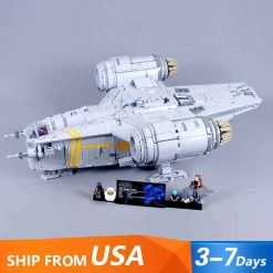 Star Wars Mandalorian Razor Crest 75331 UCS Space Ship KING 5331 Building Blocks Kids Toy