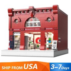 CADA C66008 London Underground Station City Street View Ideas Creator Modular Building Blocks