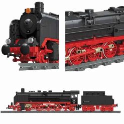 Jiestar 59004 BR 01 Steam Locomotive German Train Railway Express Technic 1173Pcs Building Blocks Kids Toy Jiestar 59004 BR 01 Steam Locomotive German Train Railway Express Technic Building Blocks