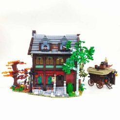 Jiestar 89148 Medieval Inn Ideas Creator Street View Modular Building Blocks