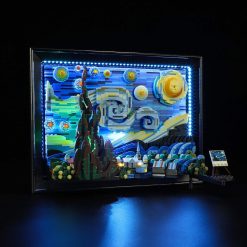LED Light Kit for 21333 The Starry Night Van Gogh Painting Drawing Lamp Set DIY