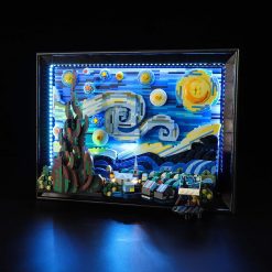 LED Light Kit for 21333 The Starry Night Van Gogh Painting Drawing Lamp Set DIY