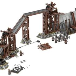 Lord of the Rings Hobbit Pinnacle of Orthanc with Orc Forge of Isengard MOC-33442 MOC-33532 USC 5285Pcs Building Blocks Kids Toy Lord of the Rings Hobbit Pinnacle of Orthanc with Orc Forge of Isengard MOC-33442 MOC-33532 USC Building Blocks Kids Toy