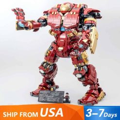 Marvel MK44 Hulkbuster Armor 76210 55260 Ironman Building Blocks Kids Toy