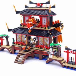 Ninjago Movie The Fire Temple 2507 Customized 1210Pcs Building Blocks Bricks Kids Toy 79140 Ninjago Movie The Fire Temple 2507 79140 Building Blocks Bricks