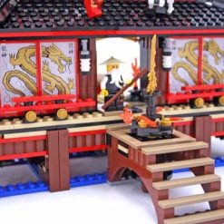 Ninjago Movie The Fire Temple 2507 Customized 1210Pcs Building Blocks Bricks Kids Toy 79140 Ninjago Movie The Fire Temple 2507 79140 Building Blocks Bricks