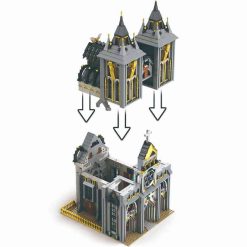 Reobrix 66027 Medieval Church European Architecture 3468Pcs Modular Building Blocks Bricks Kids Toy Reobrix 66027 Medieval Church European Architecture Modular Building Blocks Bricks