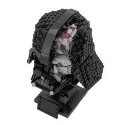 Star Wars Battle Damaged Darth Vader MOC-115859 Helmet Bust Mask Collection 797Pcs Building Blocks Kids Toy Star Wars Battle Damaged Darth Vader MOC-115859 Helmet Bust Mask Collection Building Blocks Kids Toy