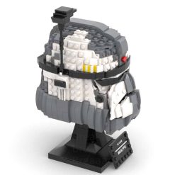 Star Wars Commander Wolffe MOC-95367 Helmet Bust Mask Collection 1370Pcs Building Blocks Kids Toy Star Wars Commander Wolffe MOC-95367 Helmet Bust Mask Collection Building Blocks