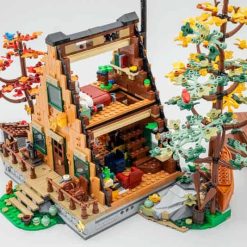 A-Frame Cabin 21338 Ideas Creator Street View Icons 2082Pcs Modular Building Blocks Kids Toy 67001 A-Frame Cabin 21338 Ideas Creator Street View Modular Building Blocks Kids Toy 67001