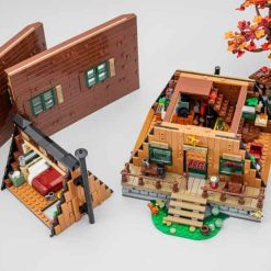 A-Frame Cabin 21338 Ideas Creator Street View Icons 2082Pcs Modular Building Blocks Kids Toy 67001 A-Frame Cabin 21335 Ideas Creator Street View Modular Building Blocks Kids Toy 67001