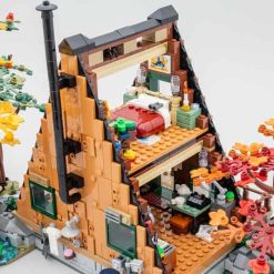 A-Frame Cabin 21338 Ideas Creator Street View Icons 2082Pcs Modular Building Blocks Kids Toy 67001 A-Frame Cabin 21338 Ideas Creator Street View Modular Building Blocks Kids Toy 67001