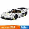 CaDa C61048 Fantasma Technic 1:8 Super Racing Car Static Version Building Blocks Kids Toy