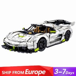 CaDa C61048 Fantasma Technic 1:8 Super Racing Car Static Version Building Blocks Kids Toy