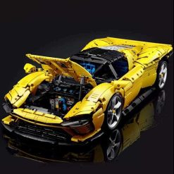 Ferrari Daytona Yellow SP3 8:1 43143 Technic Super Sports Race Car Hyper Car 3778Pcs Building Blocks Kids Toy Ferrari Daytona Yellow SP3 8:1 43143 Technic Super Sports Race Car Hyper Car Building Blocks Kids Toy
