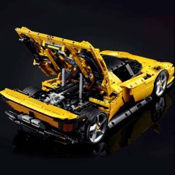 Ferrari Daytona Yellow SP3 8:1 43143 Technic Super Sports Race Car Hyper Car 3778Pcs Building Blocks Kids Toy Ferrari Daytona Yellow SP3 8:1 43143 Technic Super Sports Race Car Hyper Car Building Blocks Kids Toy