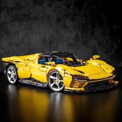 Ferrari Daytona Yellow SP3 8:1 43143 Technic Super Sports Race Car Hyper Car 3778Pcs Building Blocks Kids Toy Ferrari Daytona Yellow SP3 8:1 43143 Technic Super Sports Race Car Hyper Car Building Blocks Kids Toy