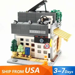 Japanese Summer Coffee House CaDa C66007 Nova Town Street View Modular Building Blocks