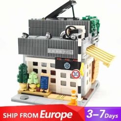 Japanese Summer Coffee House CaDa C66007 Nova Town Street View Modular Building Blocks