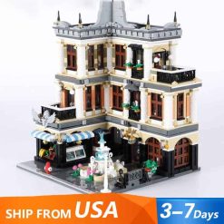Jiestar 89113 Fountain Square Ideas Creator Nova Town Street View Modular Building Blocks
