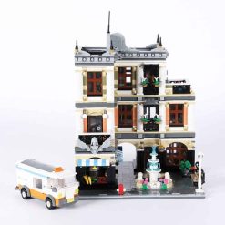 Jiestar 89113 Fountain Square Ideas Creator Nova Town Street View 3420Pcs Modular Building Blocks Kids Toy Jiestar 89113 Fountain Square Ideas Creator Nova Town Street View Modular Building Blocks