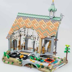 Lord of the Rings Hobbit Rivendell 10316 Elf City Rings of Power 6176Pcs Modular Building Blocks Kids Toy E9958 BELA Lord of the Rings Hobbit Rivendell 10316 E9958 Elf City Rings of Power Building Blocks Kids Toy