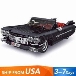 Mould King 10012 Cadillac Eldorado Technic Super Race Car Building Blocks Bricks Kids Toy
