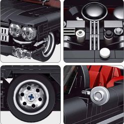 Mould King 10012 Cadillac Eldorado Technic Super Race Car 1245Pcs Building Blocks Bricks Kids Toy Mould King 10012 Cadillac Eldorado Technic Super Race Car Building Blocks Bricks Kids Toy