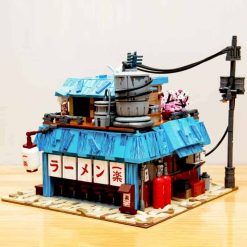 Naruto Shippuden Ichiraku Japanese Ramen Noodle Shop K20509 Nova Town Modular Building Blocks Kids Toy
