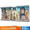 Reobrix 66026 Book Of Market Medieval Bazaar European Architecture Modular Building Blocks Bricks