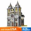 Reobrix 66027 Medieval Church European Architecture Modular Building Blocks Bricks