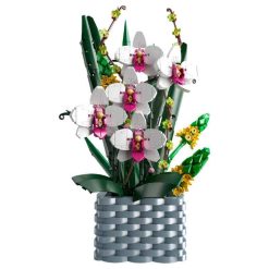 Mould King 10025 Orchid Flower Bouquet Eternal Butterfly Ideas Creator Botanical Building Blocks