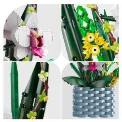 Mould King 10025 Orchid Flower Bouquet Eternal Butterfly Ideas Creator Botanical 1158Pcs Building Blocks Kids Toy Mould King 10025 Orchid Flower Bouquet Eternal Butterfly Ideas Creator Botanical Building Blocks
