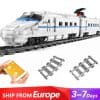 Mould King 12002 CRH2 High Speed Train Bullet Train Locomotive Technic with RC Building Blocks