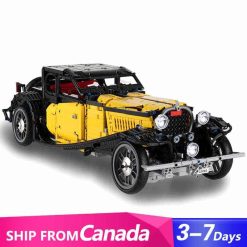 Mould King 13080 Bugatti T50 Vintage Technic Car Ideas Creator Building Blocks