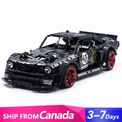 Mould King 13108 Ford Mustang Hoonicorn Technic Rally Race Car ideas creator Building Blocks Kids Toys