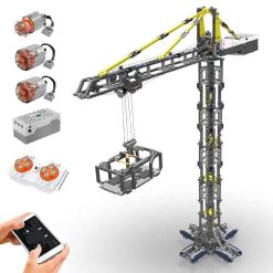 Mould King 17004 Tower Crane Technic Remote Control Building Blocks Bricks