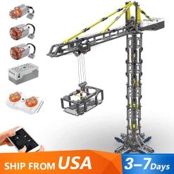 Mould King 17004 Tower Crane Technic Remote Control Building Blocks Bricks