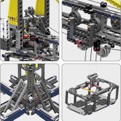 Mould King 17004 Tower Crane Technic Remote Control 1797Pcs Building Blocks Bricks Kids Toy Mould King 17004 Tower Crane Technic Remote Control Building Blocks Bricks