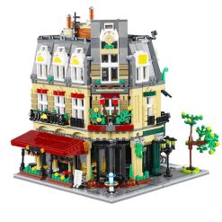 Paris Restaurant CaDA C66009 Nova Town Street View Modular Building Blocks