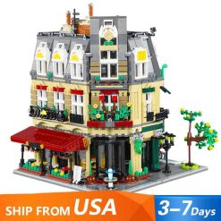 Paris Restaurant CaDA C66009 Nova Town Street View Modular Building Blocks