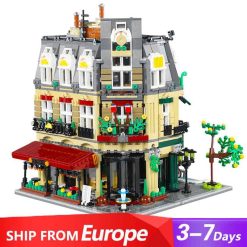 Paris Restaurant CaDA C66009 Nova Town Street View Modular Building Blocks