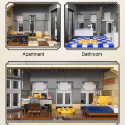 Paris Restaurant CaDA C66009 Nova Town Street View 3230Pcs Modular Building Blocks Kids Toy Paris Restaurant CaDA C66009 Nova Town Street View Modular Building Blocks