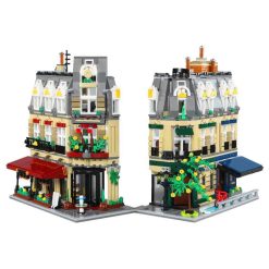Paris Restaurant CaDA C66009 Nova Town Street View 3230Pcs Modular Building Blocks Kids Toy Paris Restaurant CaDA C66009 Nova Town Street View Modular Building Blocks