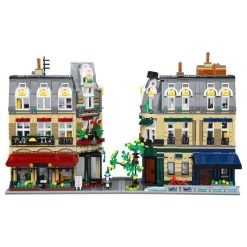 Paris Restaurant CaDA C66009 Nova Town Street View 3230Pcs Modular Building Blocks Kids Toy Paris Restaurant CaDA C66009 Nova Town Street View Modular Building Blocks
