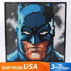 Jim Lee Batman Collection Pixel Art Canvas 31205 61207 Ideas Creator Building Blocks Kids Toy