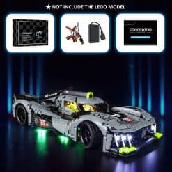 LED Light Kit for Peugeot 9X8 Le Mans Hybrid Hypercar 42156 99033 Building Blocks DIY Lamp Kit LED Light Kit for Peugeot 9X8 Le Mans Hybrid Hypercar 42156 99033 Building Blocks DIY Lamp Kit
