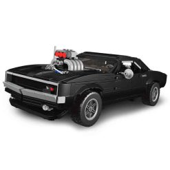 Mould King 10028 Dodge Charger Fast And The Furious Dom's Charger Technic Vintage Muscle Car 1439Pcs Building Blocks Kids Toy Mould King 10028 Dodge Charger Fast And The Furious Dom's Charger Technic Vintage Muscle Car Building Blocks Kids Toy